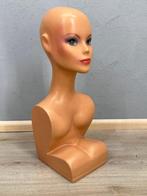 Hoofd ornament - Karakteristieke mannequin hoofd, Antiek en Kunst