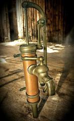 Wanddecoratie - Vintage - België - Oude waterpomp