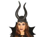 Halloween Helm Zwarte Hoorns, Hobby en Vrije tijd, Feestartikelen, Verzenden, Nieuw