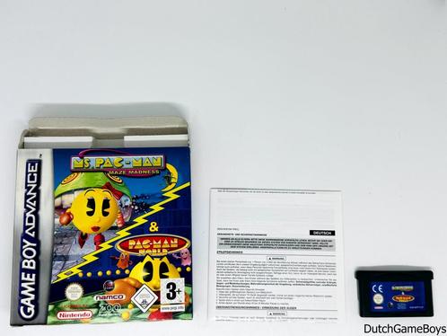 Gameboy Advance / GBA - Ms. Pac-Man - Maze Madness / Pac-Man, Spelcomputers en Games, Games | Nintendo Game Boy, Gebruikt, Verzenden