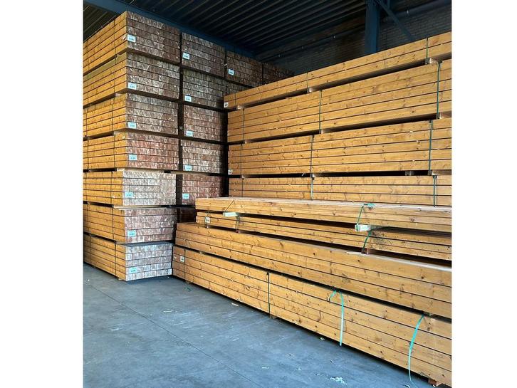 Douglas Redvision paal geschaafd verlijmd 300-400-500cm, Doe-het-zelf en Verbouw, Hout en Planken, Balk, Nieuw, Geïmpregneerd