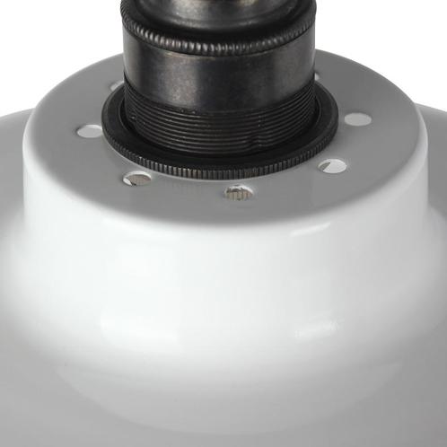 Email Lampenkap E27 Vintage Wit Ø28cm, Huis en Inrichting, Lampen | Losse lampen, Ophalen of Verzenden
