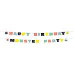 Monster Letterslinger Happy Birthday 2st, Verzenden, Nieuw