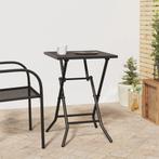 vidaXL Tuintafel inklapbaar 50x50x72 cm staalgaas, Verzenden, Nieuw, Metaal