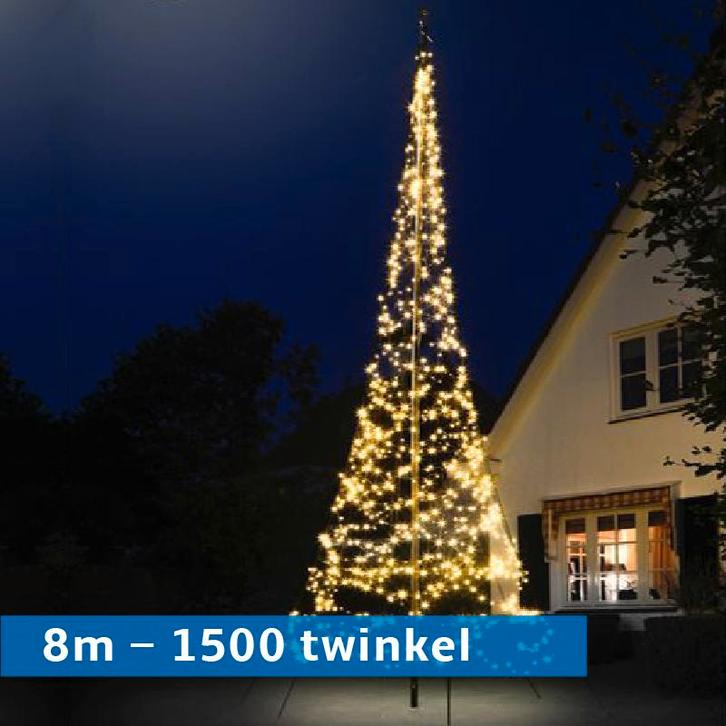 Fairybell 8 meter 1500 leds warm white TWINKEL, Diversen, Vlaggen en Wimpels, Nieuw