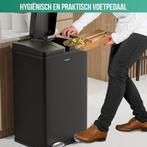 2dekans | Avalo Prullenbak Afvalscheiding 60 Liter - RVS, Ophalen of Verzenden, Gebruikt