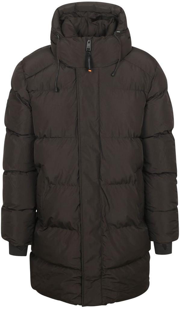 Superdry Lange Pufferjas Hooded Zwart maat 3XL Heren, Kleding | Heren, Jassen | Winter, Zwart, Nieuw, Overige maten, Verzenden