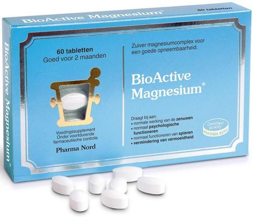 PHARMA NORD BIOACTIVE MAGNESIUM VOEDINGSSUPPLEMENT TABLETT.., Diversen, Overige Diversen, Verzenden