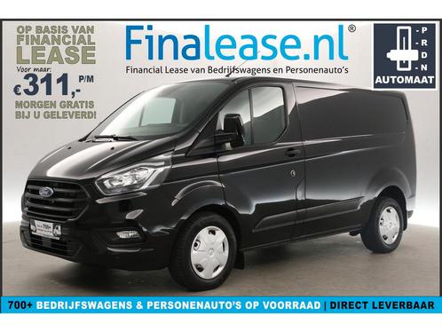 Ford Transit Custom 280 2.0 TDCI L1H1 AUT Airco PDC €311pm, Auto's, Bestelauto's, Lease, Automaat, Diesel, Ford, Zwart, Verzenden