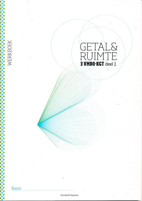 Getal en Ruimte 3 VMBO-KGT Werkboek deel 1 (per stuk), Boeken, Schoolboeken, Nieuw, Verzenden