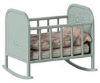 Maileg - Wieg Blue Mint (my) voor in poppenhuis, Nieuw