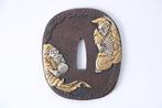 Set van 2 decoratieve moderne Tsuba – figuren en