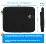 BlueBuilt Laptophoes breedte 36 cm 15-16 inch M Zwart, Computers en Software, Ophalen of Verzenden, Zo goed als nieuw