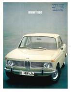 1966 BMW 1800 BROCHURE NEDERLANDS, Boeken, Auto's | Folders en Tijdschriften, Nieuw, BMW, Author