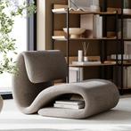 *WOONWINKEL* Dan-Form Dubna Design Lounge Stoel Boucle Pebbl, Huis en Inrichting, Fauteuils, Verzenden, Nieuw