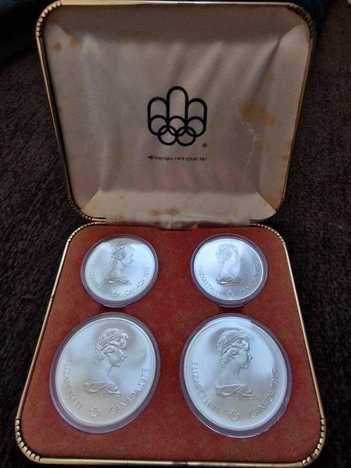 Canada. 5, 10 Dollars 1976 Montreal Olympic Games 4 Coins, Postzegels en Munten, Munten | Europa | Niet-Euromunten