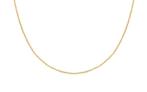 Ketting verguld / doublé 50cm, 1,30mm Anker schakeltjes, Sieraden, Tassen en Uiterlijk, Kettingen, Verzenden, Nieuw