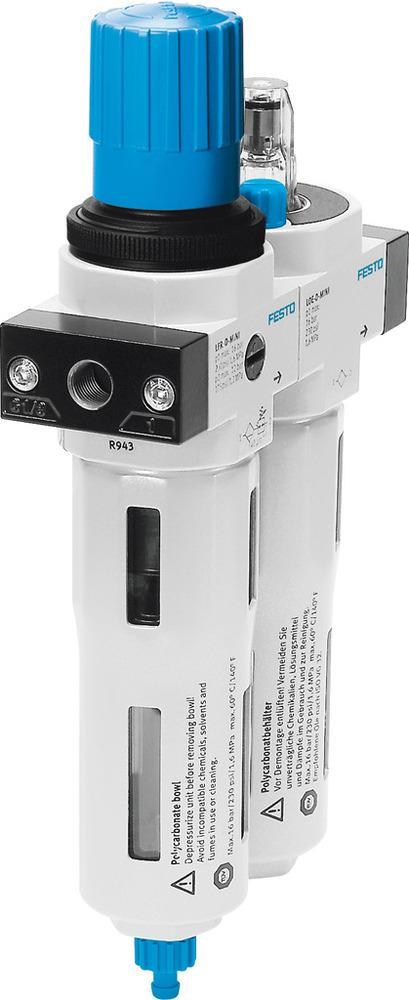 Festo Luchtverzorgingsunit G1/8 0.5-12bar 700l/min 40µm, Doe-het-zelf en Verbouw, Gereedschap | Machine-onderdelen en Toebehoren