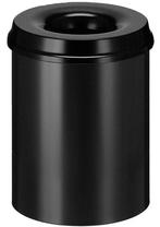 Vlamdovende papierbak 15 ltr zwart, Verzenden