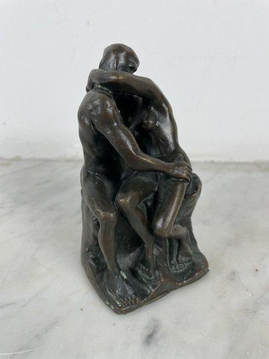Beeldje, D’après Rodin Auguste (1840–1917) – Le Baiser, Antiek en Kunst, Antiek | Keramiek en Aardewerk