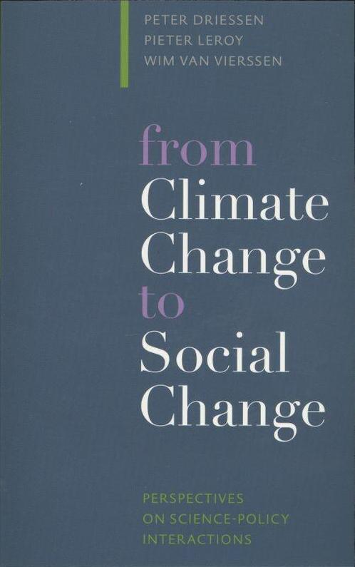From climate change to social change 9789057270611, Boeken, Taal | Engels, Zo goed als nieuw, Verzenden