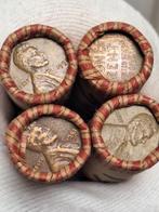 Verenigde Staten. 4 rolls of wheat penny, 1950-S, 1950-D,, Postzegels en Munten, Munten | Europa | Niet-Euromunten