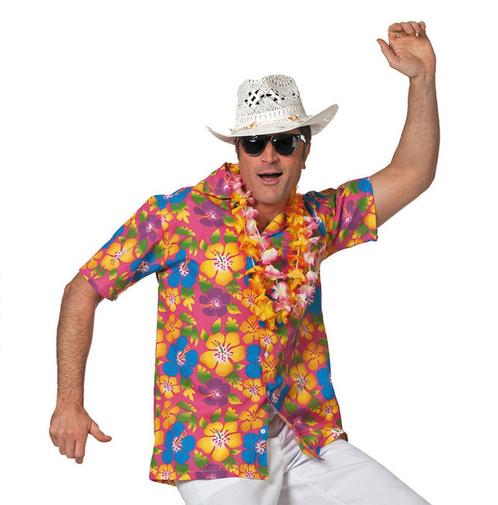 Hawaii Blouse Roze, Kinderen en Baby's, Carnavalskleding en Verkleedspullen, Nieuw, Verzenden