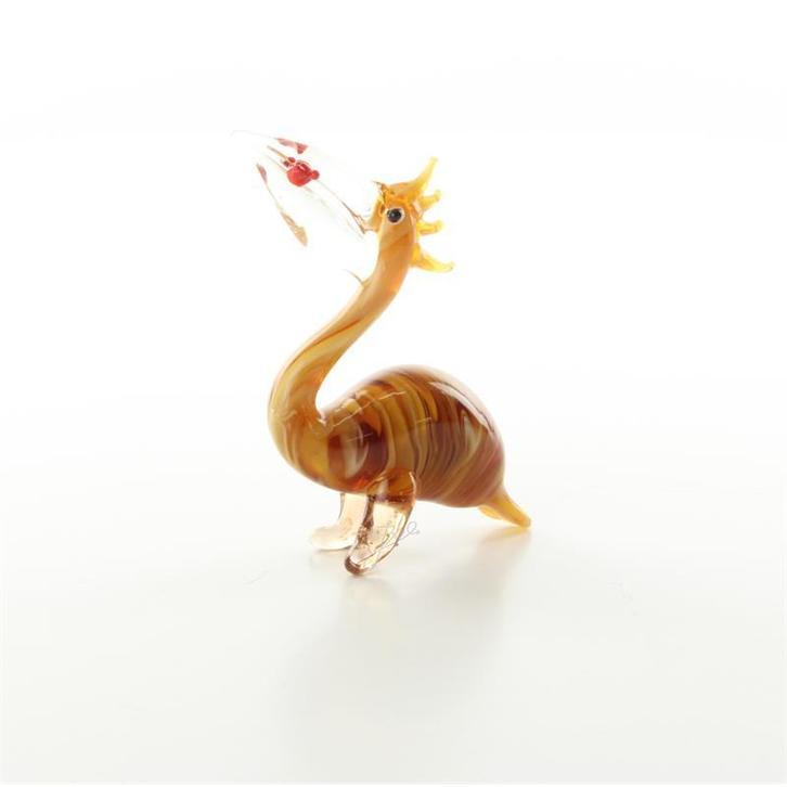 A MURANO STYLE MINIATURE GLASS FIGURINE OF A PELICAN, Antiek en Kunst, Kunst | Beelden en Houtsnijwerken, Verzenden