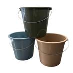 3 Stuks - 5 Liter - Huishoudemmers., Verzenden, Nieuw