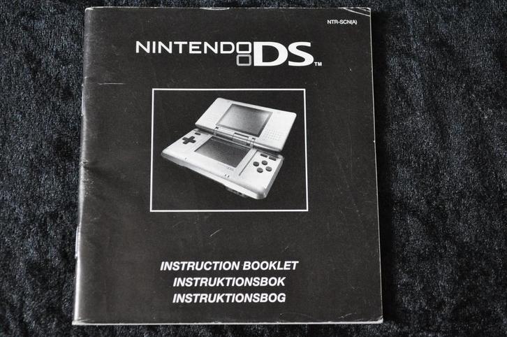 Nintendo DS Nintendo DS Manual Only NTR-SCN(A), Spelcomputers en Games, Spelcomputers | Nintendo Consoles | Accessoires, Verzenden