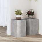 vidaXL Plantenstandaards 2 st 20x20x30 cm bewerkt hout, Verzenden, Nieuw