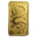 Gouden 1 oz muntbaar - Rectangle Dragon 2020