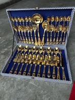 Bestekset voor 12 personen - Verguld - Goudkleurig bestek op