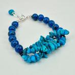 Turquoise - Zilver - Armband - AMERIKAANS TURQUOISE, Nieuw