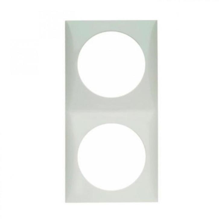 Berker Afdekraam Flow 2-Vaks Chroom Mat, Caravans en Kamperen, Kampeeraccessoires, Ophalen of Verzenden