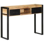 vidaXL Wandtafel 100x35x75 cm massief ruw mangohout, Huis en Inrichting, Tafels | Salontafels, Verzenden, Nieuw, Overige houtsoorten