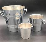 Champagne koeler (3) - gechromateerd metaal - Champagne en