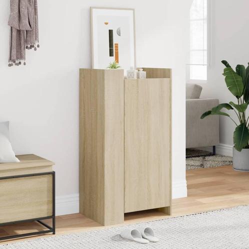 vidaXL Schoenenkast 52x37,5x100 cm bewerkt hout sonoma, Huis en Inrichting, Kasten | Schoenenrekken, Nieuw, Verzenden