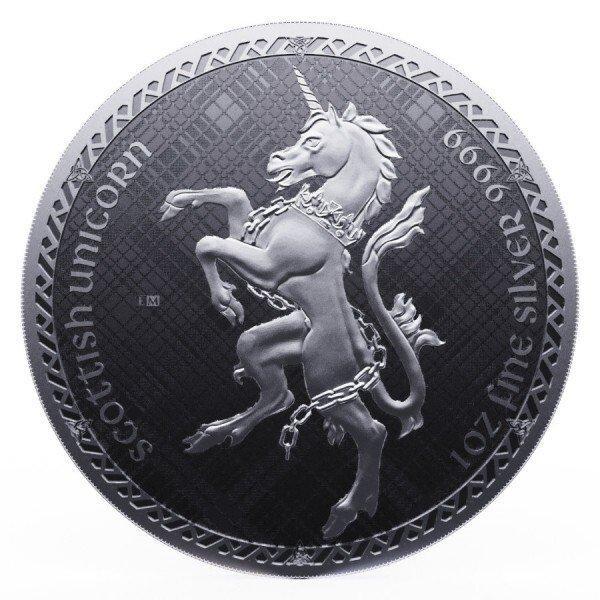 Niue. 2 Dollars 2023 1oz $2 NZD Niue Scottish Unicorn, Postzegels en Munten, Edelmetalen en Baren