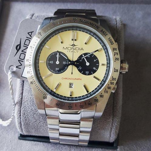 Mondia - Chronograph - Ivory - Multifunction - Tachymeter -, Sieraden, Tassen en Uiterlijk, Horloges | Heren