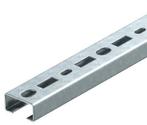 Perforated C-Profiel Rail 200x35x18mm Staal - 1104268 [2, Doe-het-zelf en Verbouw, Verzenden, Nieuw, Overige typen