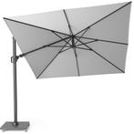 Challenger T2 zweefparasol 300x300 cm lichtgrijs, Tuin en Terras, Ophalen of Verzenden, Nieuw