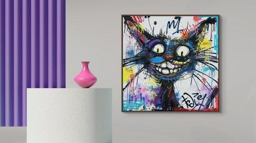 TedyZet (XX) - Grinning Midnight, Antiek en Kunst, Kunst | Schilderijen | Modern