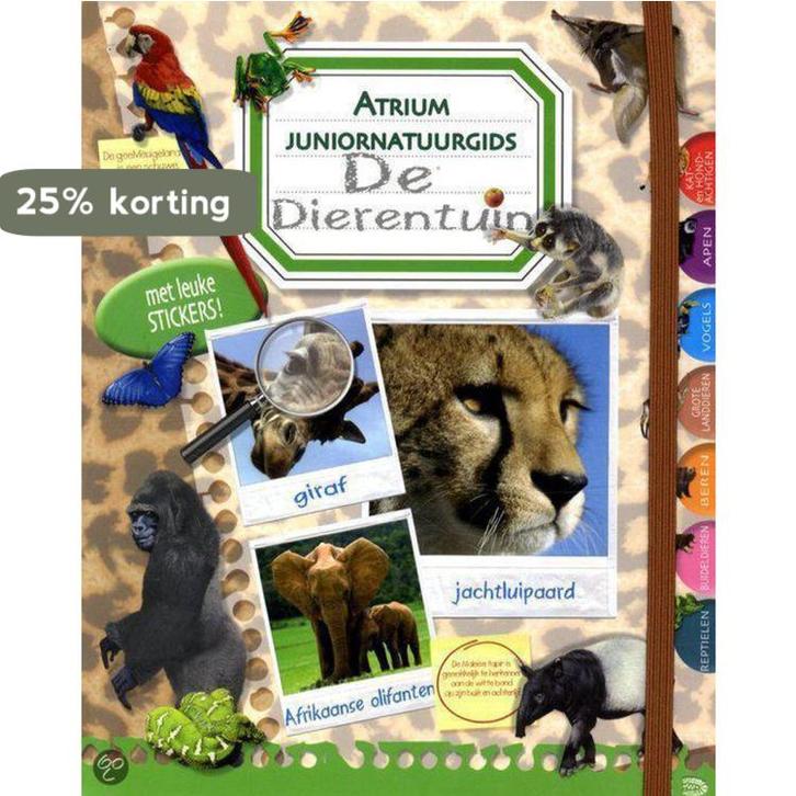 Atrium juniornatuurgids Dierentuin 9789059474673, Boeken, Kinderboeken | Jeugd | 10 tot 12 jaar, Gelezen, Verzenden