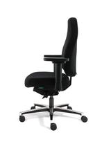 24 uurs bureaustoelen, bureaustoel lange mensen, Verzenden, Zwart, Nieuw, Bureaustoel