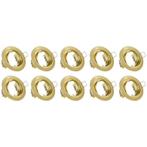 Spot Armatuur 10 Pack GU10 Fitting Inbouw Rond Goud, Huis en Inrichting, Lampen | Spots, Metaal of Aluminium, Nieuw, Ophalen of Verzenden
