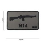 Patch M14  pvc met klittenband