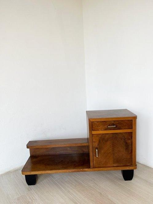 Wandtafel - Bakeliet, Messing, Walnoot, Antiek en Kunst, Kunst | Designobjecten
