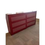 Voortman akoestische schuifdeurkast rood 240x122cm, Vergader- of Presentatieruimte, Ophalen of Verzenden, Gebruikt, Kast