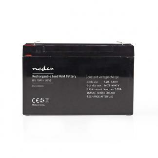 Loodaccu - Nedis (6 V, 10.000 mAh), Doe-het-zelf en Verbouw, Gereedschap | Machine-onderdelen en Toebehoren, Nieuw, Verzenden